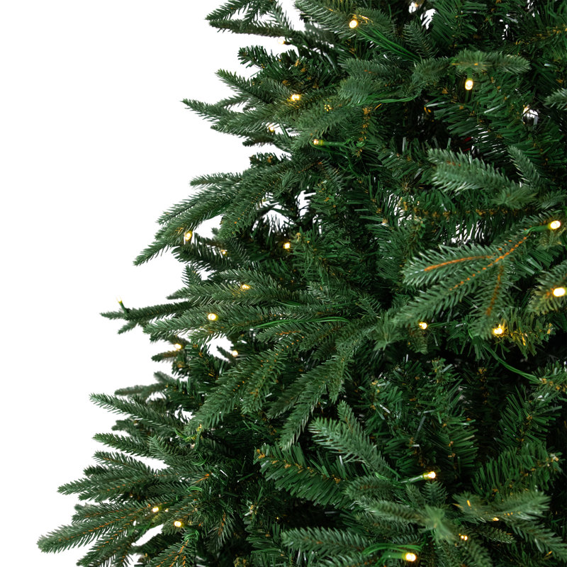 Real Touch™ Artificial Pine Christmas Tree with Lights, 6'5"