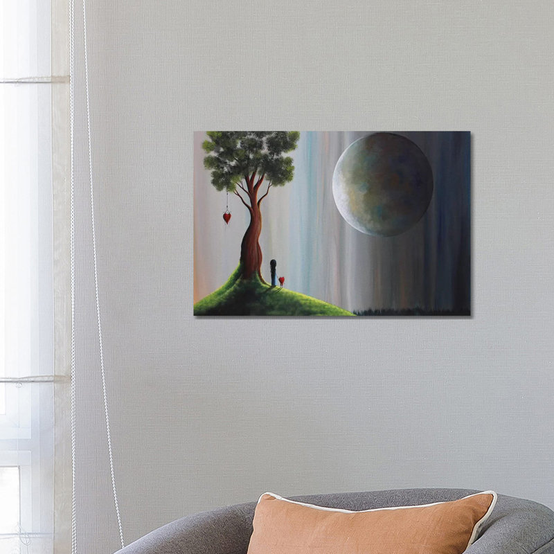 Let's Stay Here - Painting on Canvas, Wrapped Canvas, 66.04 cm H x 45.72 cm W x 1.91 cm D