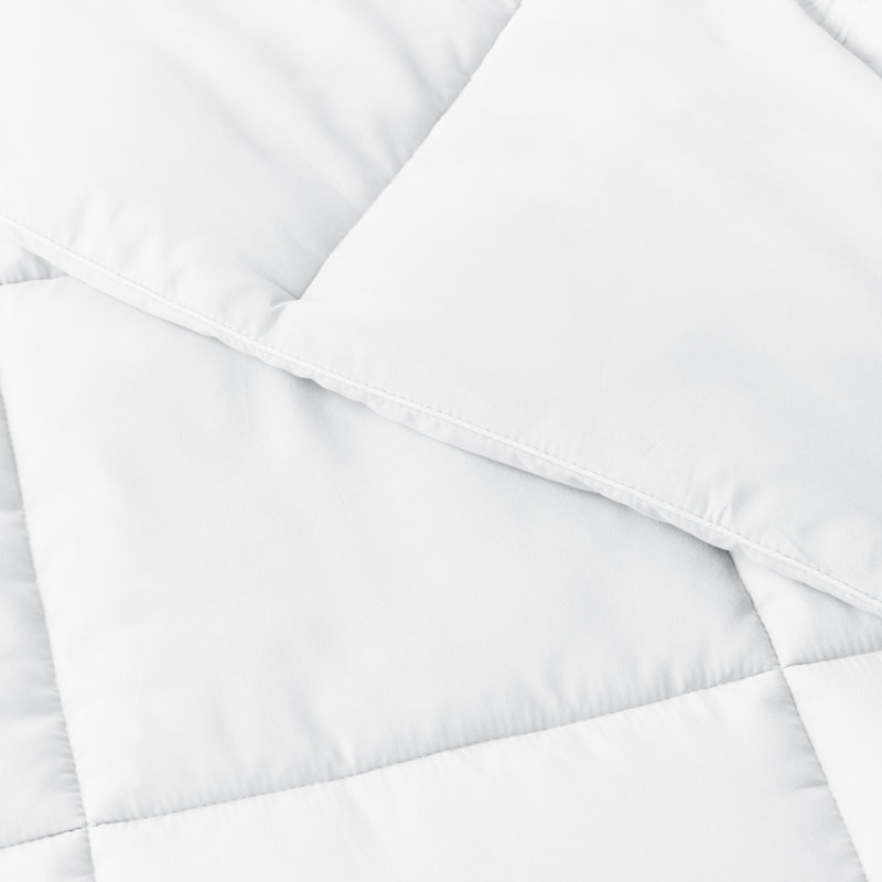Édredon en duvet synthétique doux, Cacao, Édredon double / grand