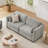 Sayette 78" W Polyester Upholstered Modular Sofa with Reversible Cushions -1100592
