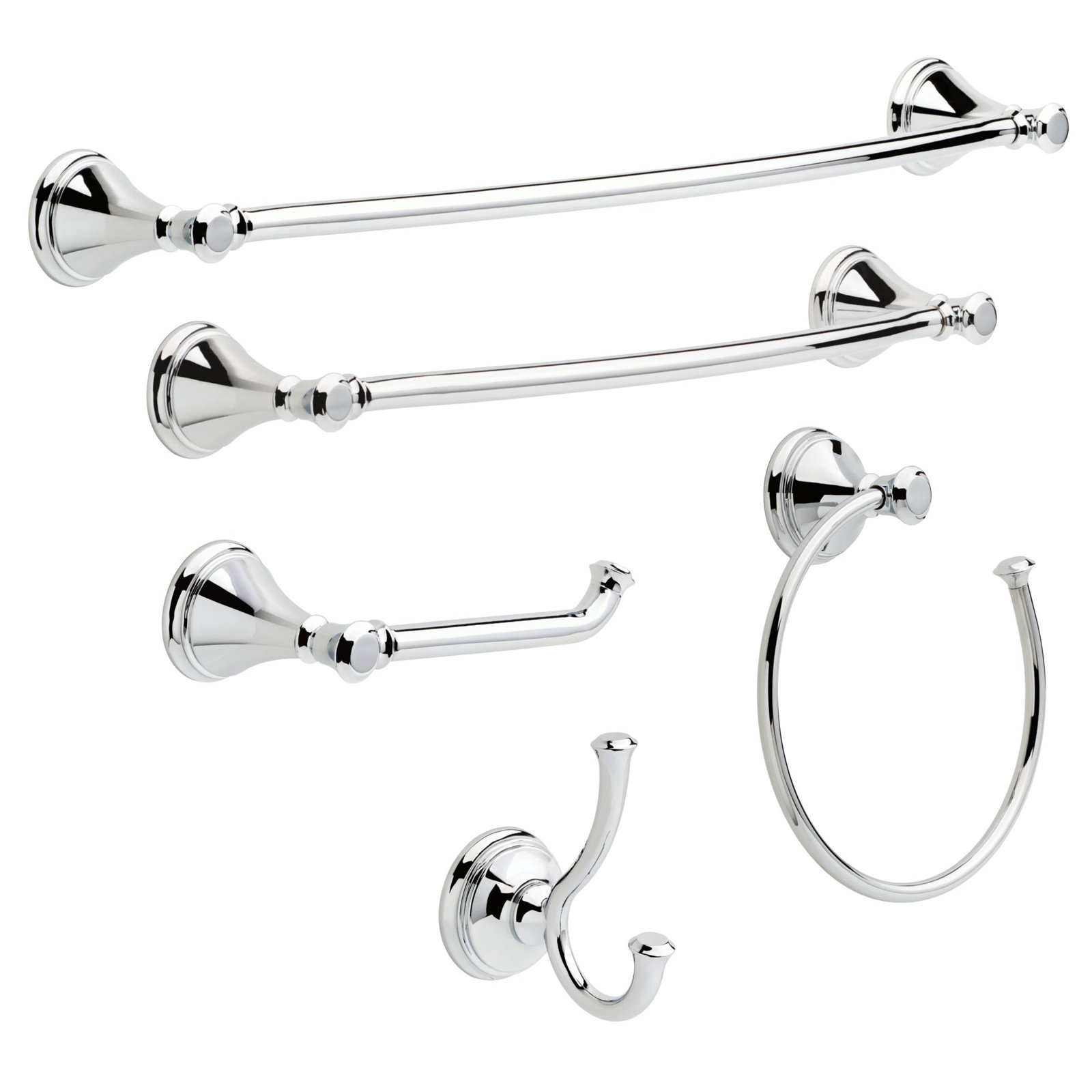 Cassidy™ Round Open Towel Ring, Chrome