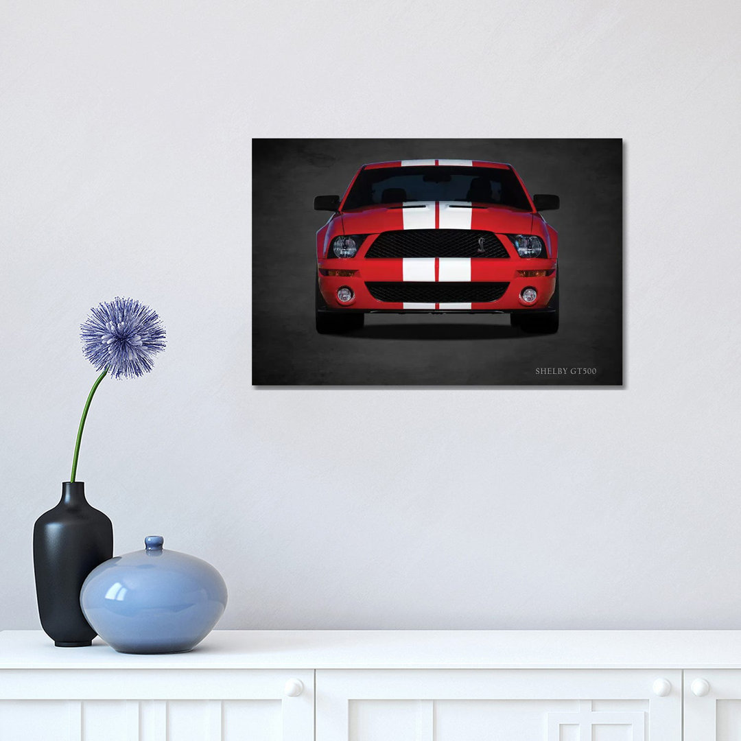Ford Shelby GT500 by Mark Rogan - Wrapped Canvas Photograph