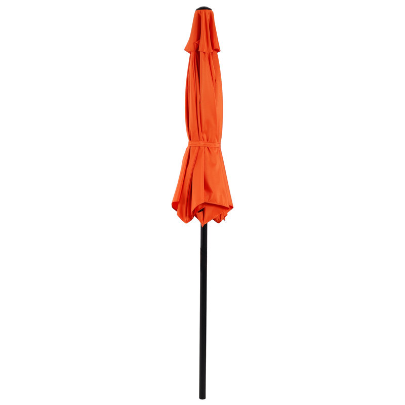 Parasol de marché de 3 m (10 pi), pied non inclus, Orange