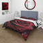 Ensemble de housse de couette Red Rose with Raindrops II BeddingMicrofiber / Polyester-952386477