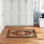Tapis oriental bourgogne / moutarde / noir Shiflett