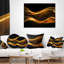 Vagues droites roses - coussin imprimé abstrait-29367171-29367175