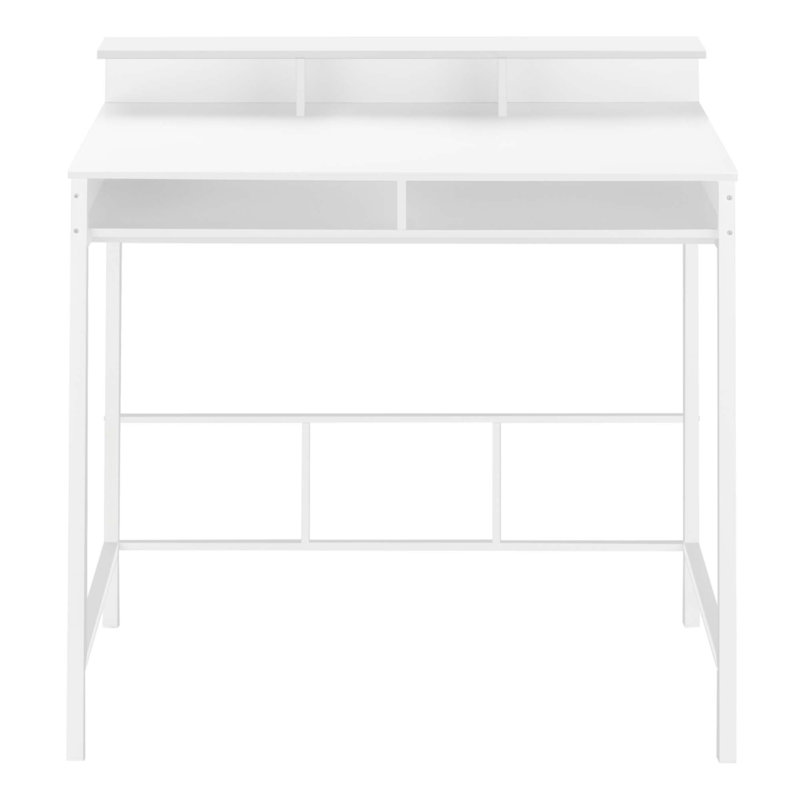 Bureau d'ordinateur, Blanc