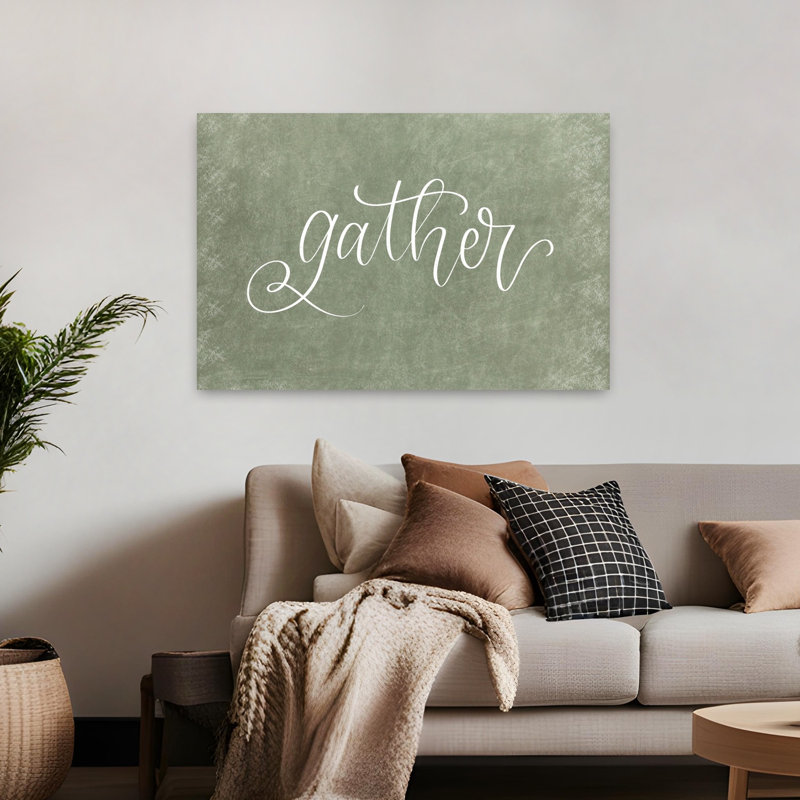 Gather Abstract Art contemporain, H 16 po x l 24 po