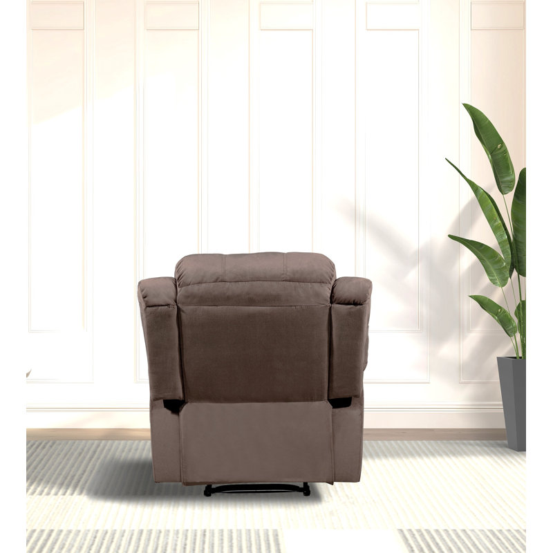 Angelyse Upholstered Recliner, Brown
