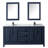Daria 72'' Double Bathroom Vanity with Carrara Marble Top-48462083-70404270-80205458