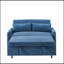 Canapé-lit 55,1 "avec canapé-lit et canapé-lit avec poches de rangement, 2 oreillers, ports USB-1397125401