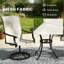 Ensemble de 2 chaises d'extérieur, chaises pivotantes-532492363