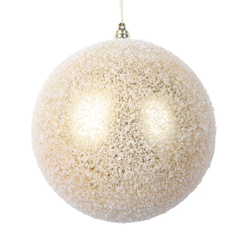 Ornement boule de Noël (ensemble de 2), Or