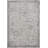 Floral Machine Made Power Loomed Polypropylene Area Rug in Gray-87054153