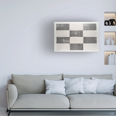 Art mural sur toile à damier embelli II Wrought Studio ™