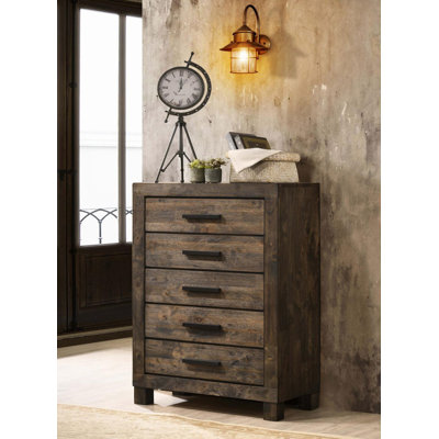 Commode 5 tiroirs Sannah