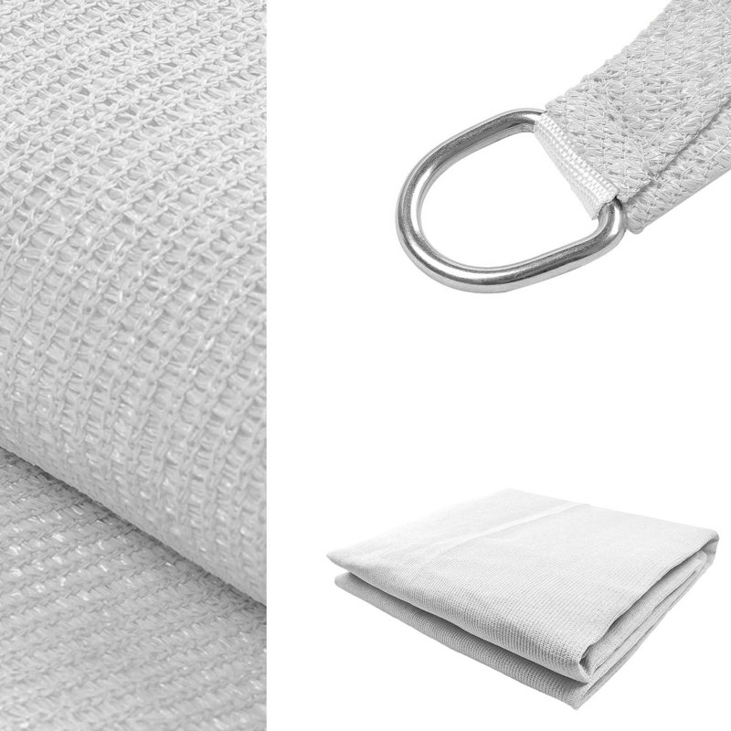 Voile d’ombrage rectangulaire 16' x 20' sun, blanc