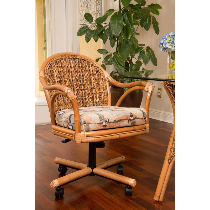 Cherles Upholstered Armchair, Antique Honey/Dum Dum Natural
