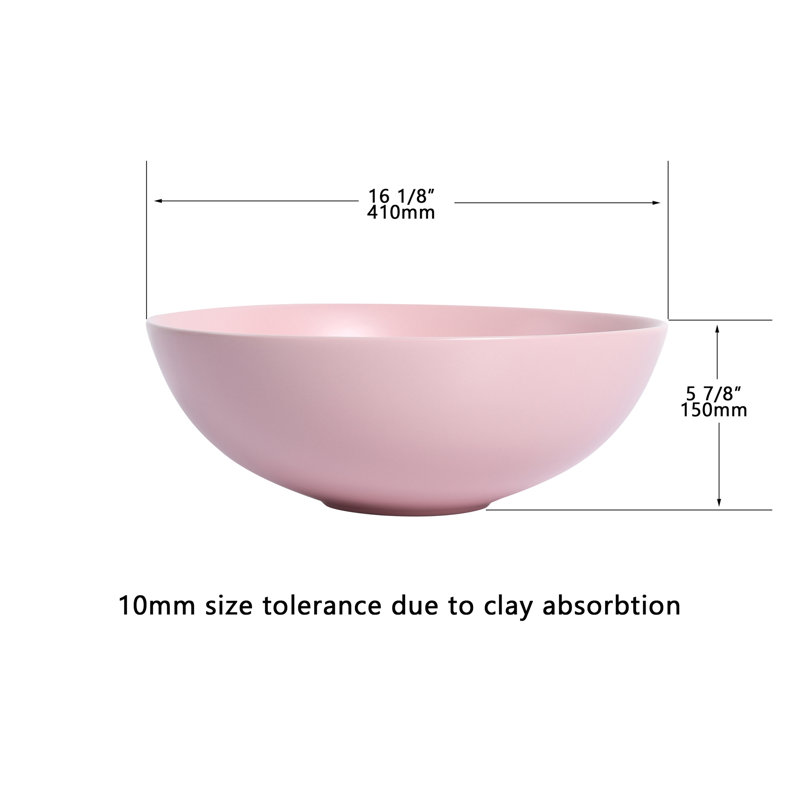 Lavabo de salle de bain MONSFEST 16.1, Rose