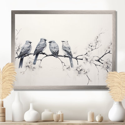 Birds On The Brink I - Bird Wall Art For Living Room