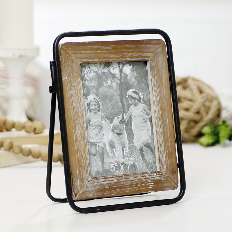 Cadre photo en bois Fauntleroy, 5 po x 7 po