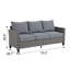 Wicker Outdoor Patio Sofa with Cushions-100784293