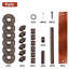 Tablettes murales industrielles en bois à 2 niveaux H 31,5 po x l 14,75 po x P 11,3 po