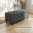 45.3" Ottoman Storage Benches, Bed Storage Bench With 30 Gallons Hidden Compartment & Side Pocket-1996025679