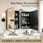 16"x 20" Medicine Cabinet with Stainless Steel Framed Mirror,Recessed or Surface Mounted Mirror Cabinet,Storage Cabinet for Bathrooms, Guest Rooms, Apartments, Farmhouse Decor-1537618994-1537636941