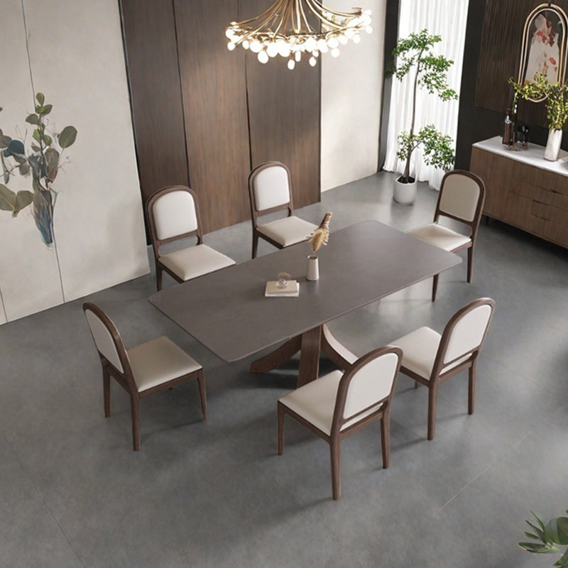 Ensemble de table de salle à manger Smooth Beauty, H 29,53 po x L 62,99 po x l 31,5 po