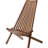 Folding Solid Wood Relax Chair - Easy To Fold And Store, Fits Indoor & Outdoor Stylish Wood, Ergonomic Design, In Style Anywhere