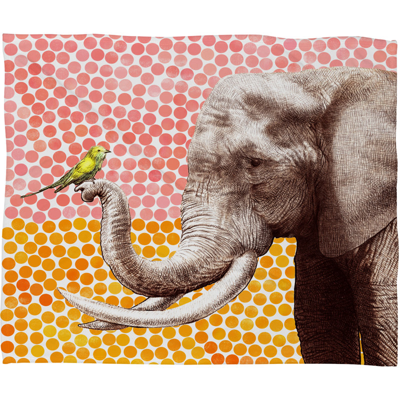 Garima Dhawan Dots Throw Blanket, 80" H x 60" W
