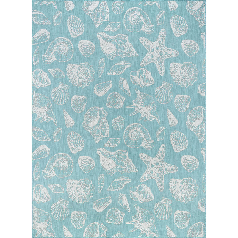 Tapis intérieur / extérieur Seraphine, Rectangle 7 pi 10 po x 10 pi 2 po