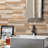 Wall Art 6" x 24" Ledger Panel Wood Look Porcelain Wall Tile-45577598