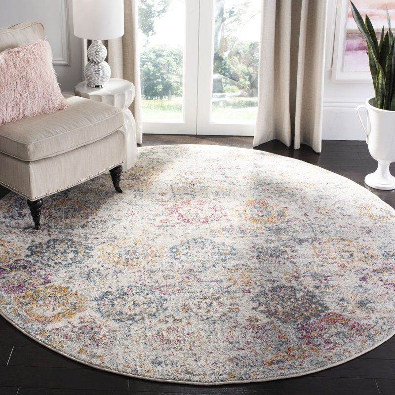 Cronin Oriental Indoor Rug, Round 5'