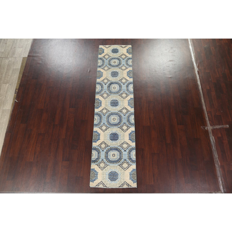 Tapis de couloir en laine Khotan