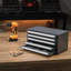 Drill Bit Dispenser Cabinet, Five-Drawer Drill Bit Organizer Cabinet for #1 to #60