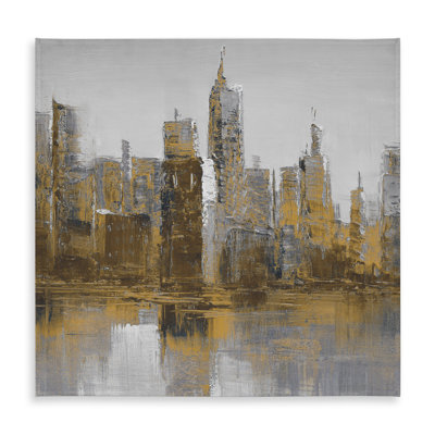 Brown Cities Tablecloth | Indoor/Outdoor Home Decor