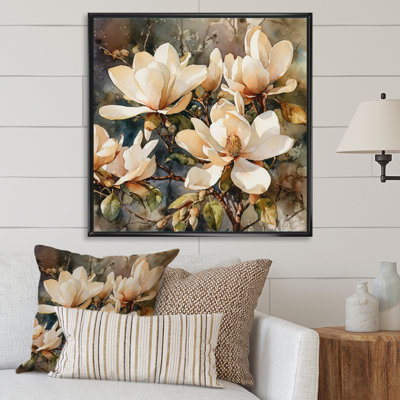Cream Magnolia Symphony - Magnolias Wall Art