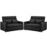 Turku 53" Wide Modern Upholstery Convertible Sleeper Sofa With Adjustable Backrest