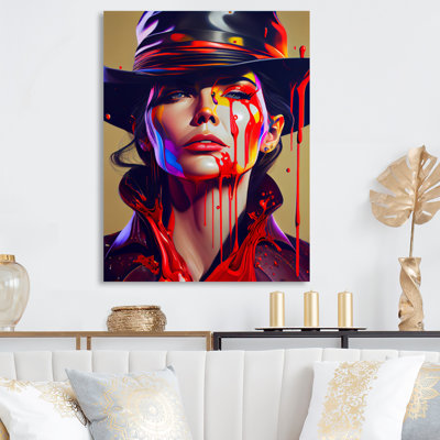 Décoration murale féminine «Crime Mastermind»