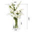 Centre de table lys artificiels