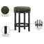 Tabouret de comptoir en velours Monette-888047086-900618413
