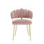 Chaise de salle à manger en velours-343963368