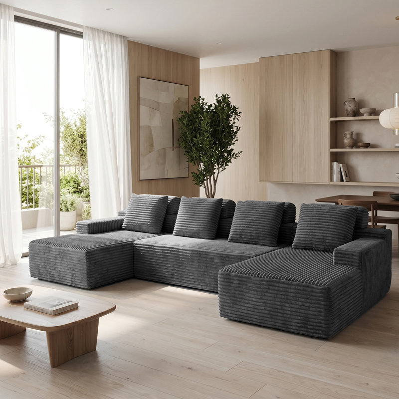  Canapé modulaire Boneless, Gris