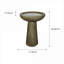 Bains d'oiseaux | Bain d'oiseaux sur piédestal moderne 24 po H gris ardoise pour patio de jardin | Ciment en béton | Bain d'oiseaux sur piédestal