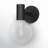 Romi Metal Armed Sconce in Matte Black-141951906