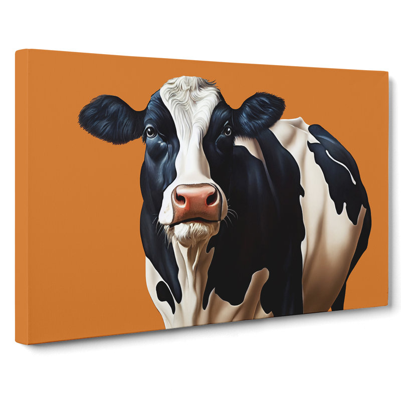 Amazing Cow - Wrapped Canvas, 40cm H x 60cm W x 3cm D