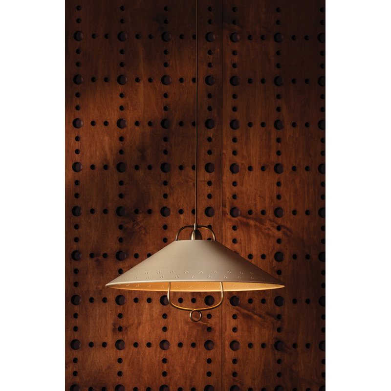 Pawley Pendant in Historic Bronze and Soft Sand by Cortney Bishop