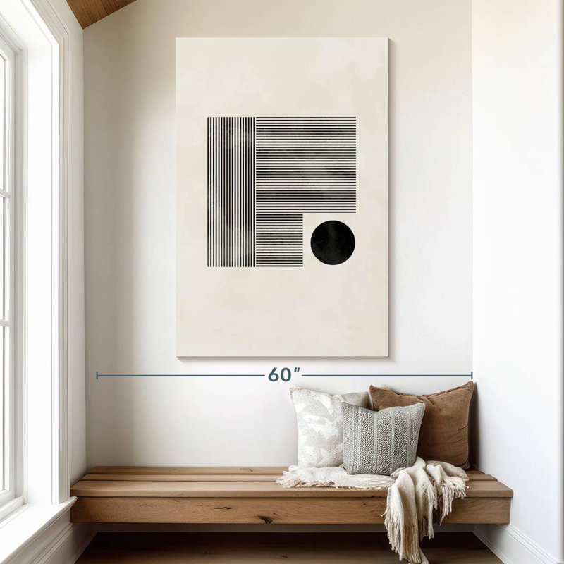 Avery Minimalist Square, 51" H x 34" W